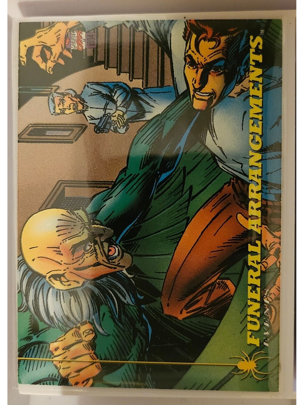 1994 Fleer Ultra Marvel 1st Edition Spider-man # 148 - Funeral Arrangements